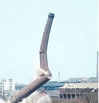 杭州煙囪定向拆除