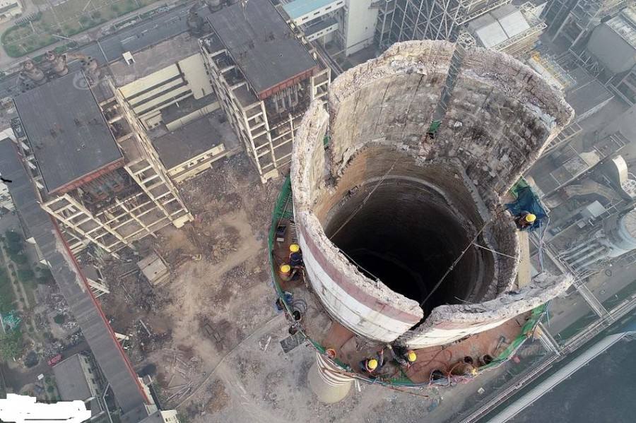 杭州煙囪拆除工藝過程中的技術(shù)性