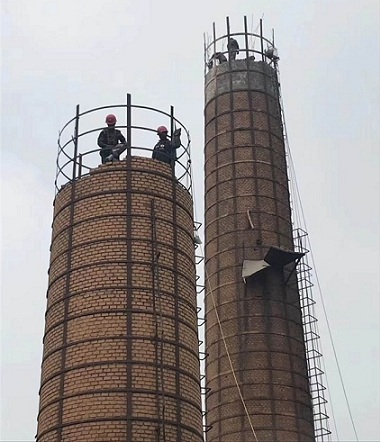 石家莊煙囪拆除的安全施工及以下要求