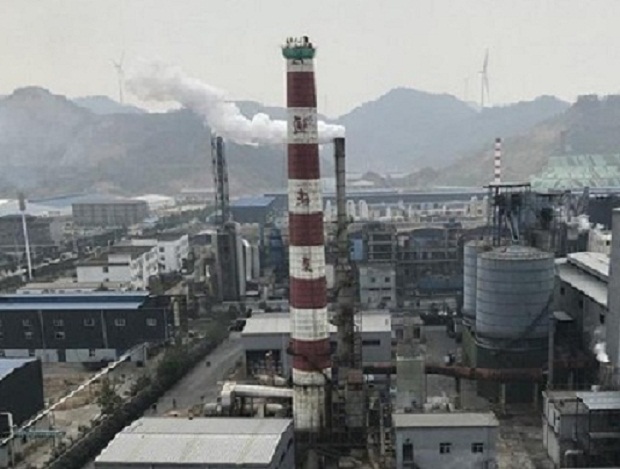 石家莊煙囪拆除-電廠一座180米高煙囪被拆除