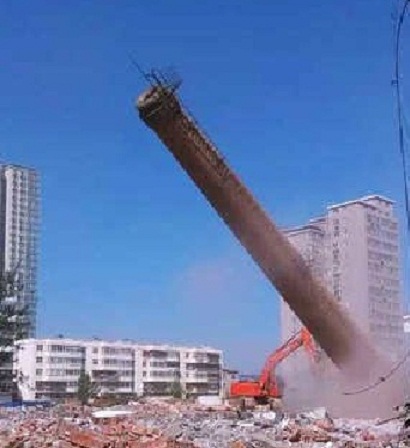 石家莊煙囪拆除 煙囪爆破