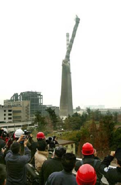 石家莊煙囪拆除 煙囪爆破拆除