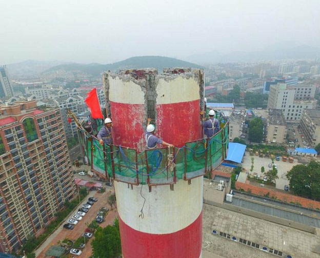 杭州煙囪拆除的方法與安全步驟