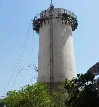 杭州瀏陽煙囪拆除