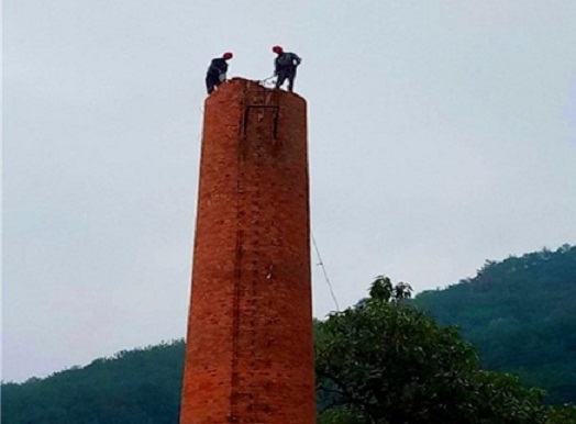 杭州常寧煙囪拆除