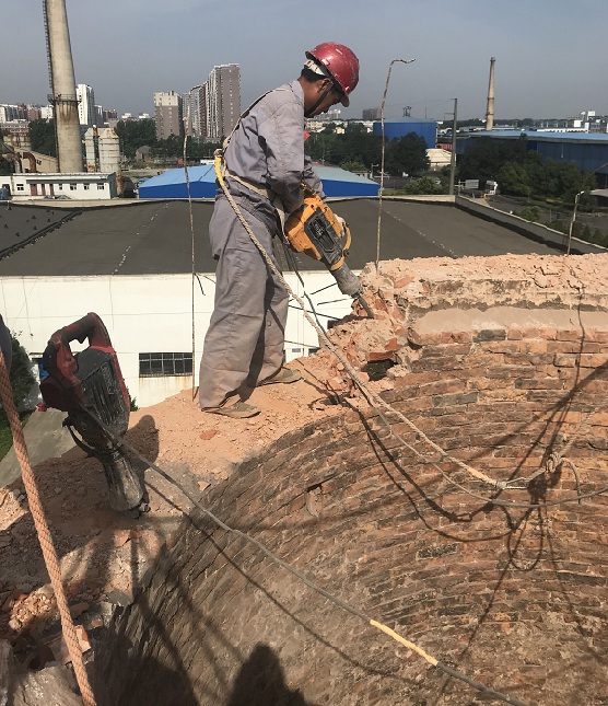 石家莊煙囪拆除施工安全保證措施