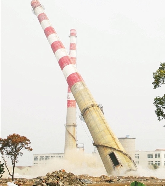 石家莊煙囪定向拆除爆破技術(shù)