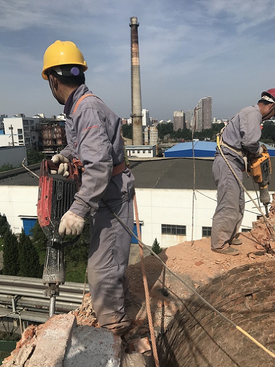 杭州煙囪人工拆除施工安全環(huán)的作用