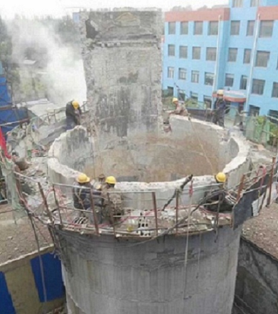 杭州水泥煙囪拆除-怎么拆除水泥煙囪？